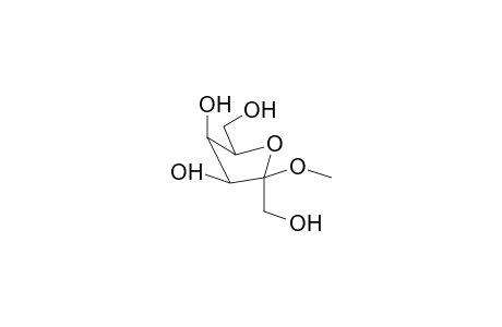 METHYL-BETA-D-SORBOSE,(FURANOSID)