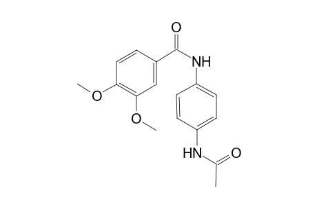 N-[4-(acetylamino)phenyl]-3,4-dimethoxybenzamide