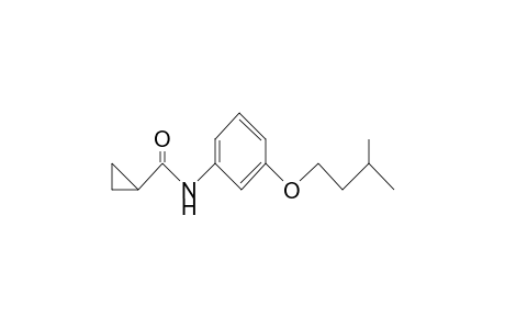 Cyclopropanecarboxamide, N-[3-(3-methylbutoxy)phenyl]-