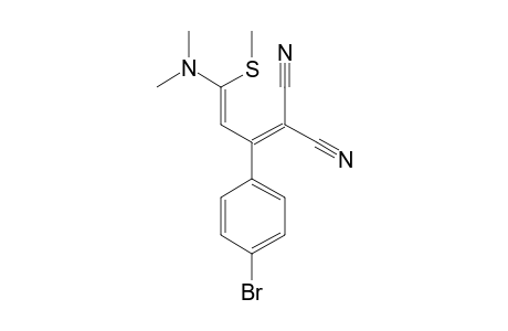 (E)-2-(4-BROMPHENYL)-1,1-DICYANO-4-(DIMETHYLAMINO)-4-(METHYLTHIO)-1,3-BUTADIEN