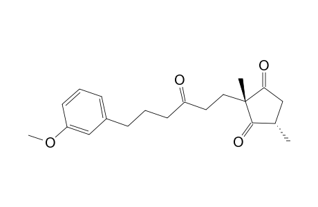 (2R,4S)-2-[6-(3-Methoxy-phenyl)-3-oxo-hexyl]-2,4-dimethyl-cyclopentane-1,3-dione