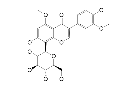 OROBOL-5,3'-DI-O-METHYL-8-C-BETA-GLUCOPYRANOSIDE