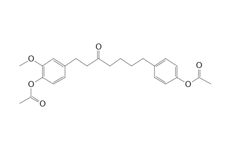 4-(7-(4-Acetoxy-3-methoxyphenyl)-5-oxoheptyl)phenyl acetate