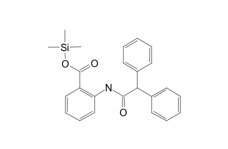 2-[(Diphenylacetyl)amino]benzoic acid, tms derivative