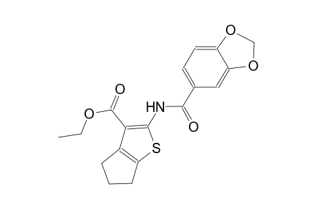 ethyl 2-[(1,3-benzodioxol-5-ylcarbonyl)amino]-5,6-dihydro-4H-cyclopenta[b]thiophene-3-carboxylate