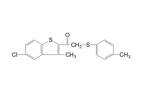 5-chloro-3-methylbenzo[b]thien-2-yl (p-tolylthio)methyl ketone