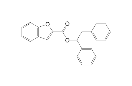 1,2-diphenylethyl benzofuran-2-carboxylate