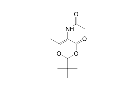 Acetamide, N-[2-(1,1-dimethylethyl)-6-methyl-4-oxo-4H-1,3-dioxin-5-yl]-, (R)-