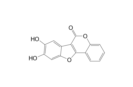 8,9-dihydroxy-[1]benzoxolo[3,2-c]chromen-6-one