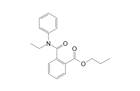 Phthalic acid, monoamide, N-ethyl-N-phenyl-, propyl ester