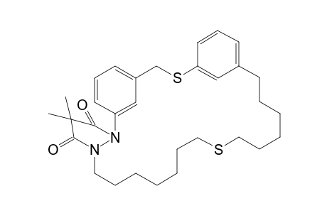 23,24-(dimethylmalonyl)-2,15-dithia-23,24-diaza[16.2]metacyclophane