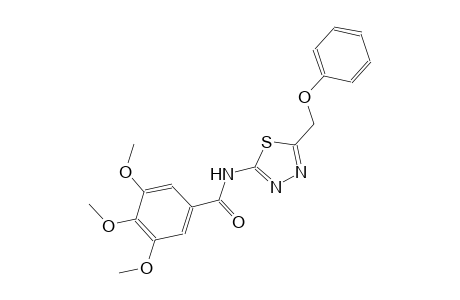 3,4,5-trimethoxy-N-[5-(phenoxymethyl)-1,3,4-thiadiazol-2-yl]benzamide