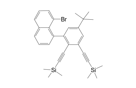 1-Bromo-8-(5-tert-butyl-2,3-bis(trimethylsilylethnyl)phenyl)naphthalene