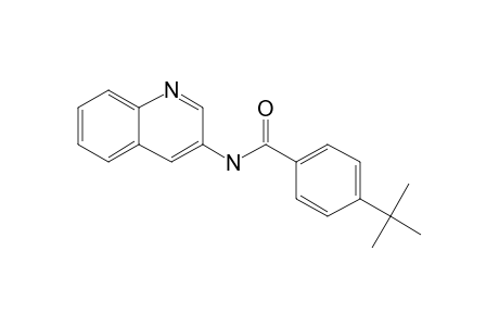 4-Tert-butyl-N-(3-quinolinyl)benzamide