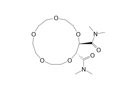 1,4,7,10,13-Pentaoxacyclopentadecane-2,3-dicarboxamide, N,N,N',N'-tetramethyl-, [2R-(2R*,3R*)]-