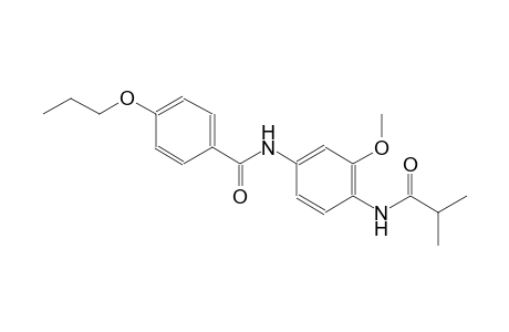 N-[4-(isobutyrylamino)-3-methoxyphenyl]-4-propoxybenzamide