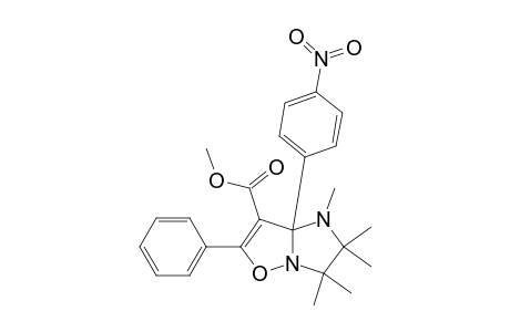 METHYL-1,2,2,3,3-PENTAMETHYL-6-PHENYL-7A-(4-NITROPHENYL)-1,2,3,7A-TETRAHYDROIMIDAZO-[1,2-B]-ISOXAZOLE-7-CARBOXYLATE