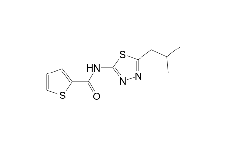 N-(5-isobutyl-1,3,4-thiadiazol-2-yl)-2-thiophenecarboxamide