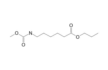 6-Aminocaproic acid, N-methoxycarbonyl-, propyl ester