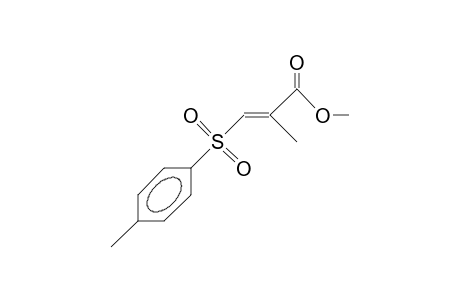 (E)-2-Methyl-3-(4-tolyl-sulfonyl)-acrylic acid, methyl ester