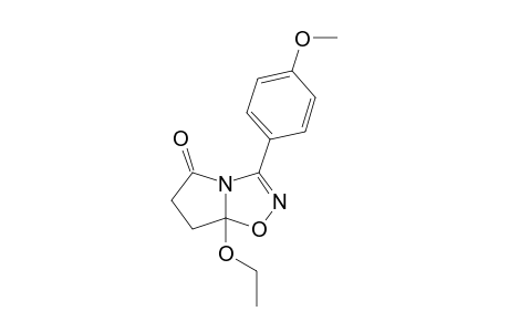 7a-ethoxy-3-(4-methoxyphenyl)-6,7-dihydropyrrolo[1,5-d][1,2,4]oxadiazol-5-one