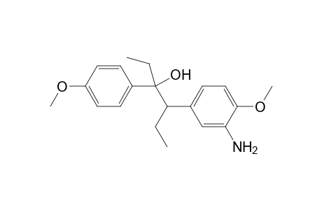 4-(3-amino-4-methoxyphenyl)-3-(4-methoxyphenyl)hexan-3-ol