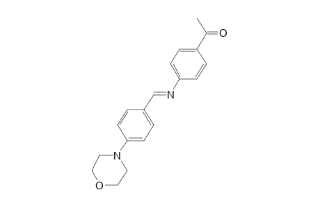 Ethanone, 1-[4-(4-morpholylbenzylidenamino)phenyl]-