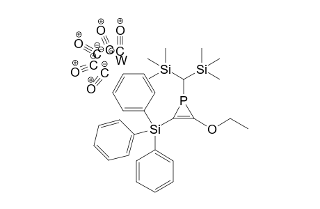 [1-[bis(Trimethylsilyl)methyl]-3-ethoxy-phosphiren-2-yl]-triphenyl-silane tungsten pentacarbonyl