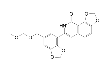 7,8-(Methylenedioxy)-3-[3-(methoxymethoxymethyl)-5,6-(methylenedioxy)phenyl]isoquinoline-1(2H)-one