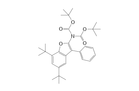 2-[N,N-Di-tert-butoxycarbonyl)amino]-3-phenyl-5,7-di-tert-butylbenzofuran