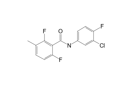 2,6-Difluoro-3-methylbenzamide, N-(3-chloro-4-fluorophenyl)-