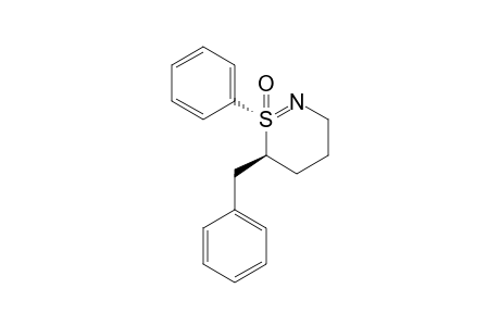 (+)-(1S,6S)-6-Benzyl-1-phenyl-3,4,5,6-tetrahydro[1,2]thiazin-1-oxide