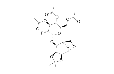 3',4',6'-TRI-O-ACETYL-2'-DEOXY-2'-FLUORO-ALPHA-D-GLUCOPYRANOSYL-(1'->4)-1,6-ANHYDRO-2,3-O-ISOPROPYLIDENE-BETA-D-MANNOPYRANOSE