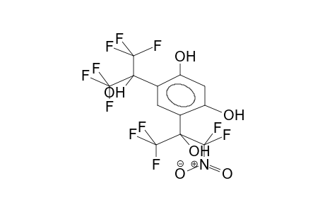 4-ALPHA-HYDROXYHEXAFLUOROISOPROPYL-5-HYDROXY-2-(1-HYDROXY-2-NITROPENTAFLUOROISOPROPYL)PHENOL