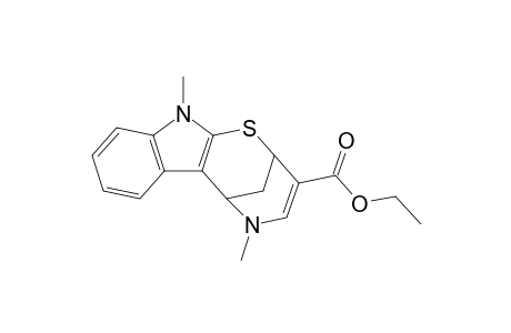 Ethyl 5,11-dimethyl-2,5,6,11-tetrahydro-2,6-methano[1,5]thiazocino[2,3-b]indole-3-carboxylate