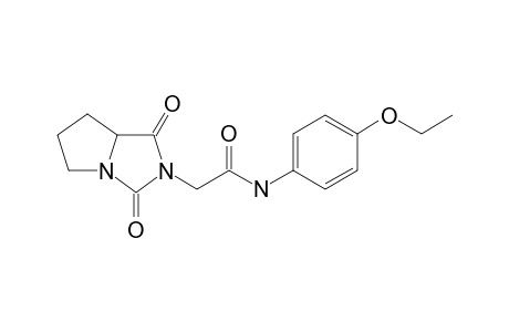 2-(1,3-diketo-5,6,7,7a-tetrahydropyrrol[1,2-c]imidazol-2-yl)-N-p-phenetyl-acetamide