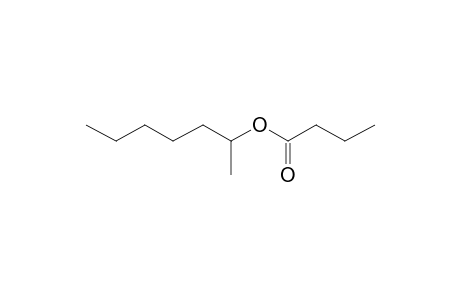 Butanoic acid, 1-methylhexyl ester