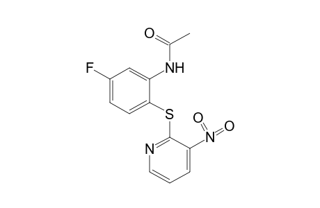 5'-fluoro-2'-[(3-nitro-2-pyridyl)thio]acetanilide