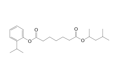 Pimelic acid, 2-isopropylphenyl 4-methylpent-2-yl ester