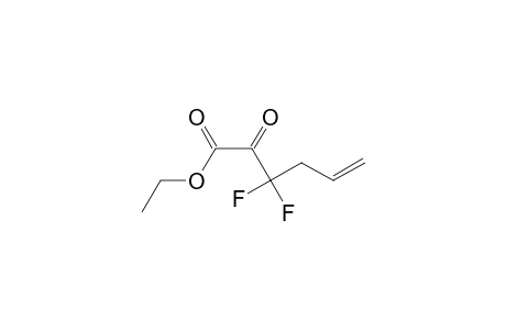 Ethyl 3,3-difluoro-2-oxo-5-hexenoate