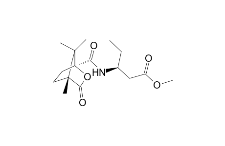 Methyl (3S)-{[(1S,4R)-4,7,7-trimethyl-3-oxo-2-oxabicyclo[2.2.1]hept-1-yl]carbonylamino]pentanoate