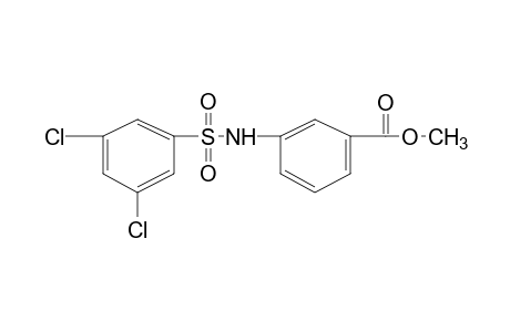m-(3,5-dichlorobenzenesulfonamido)benzoic acid, methyl ester