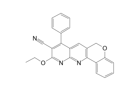 9-Cyano-10-ethoxy-8-phenyl-1-benzopyrano[4,3-b]-1,8-naphthyridine