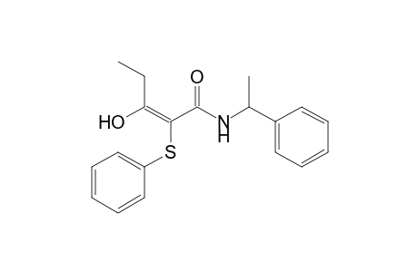 Z-3-Hydroxy-(10S)-N-1'-phenylethyl-2-(phenylsulfanyl)-2-pentenamide