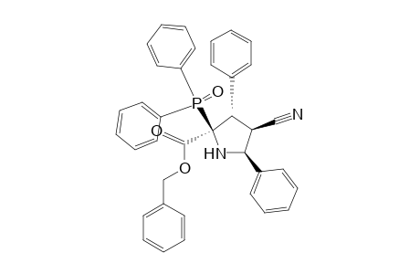 DL-Proline, 4-cyano-2-(diphenylphosphinyl)-3,5-diphenyl-, phenylmethyl ester, (2.alpha.,3.beta.,4.alpha.,5.alpha.)-