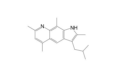 2,5,7,9-Tetramethyl-3-isobutyl-1H-pyrrolo[3,2-g]quinoline