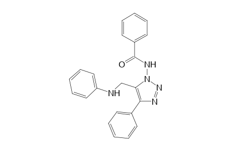 N-[4-phenyl-5-(phenylazanylmethyl)-1,2,3-triazol-1-yl]benzamide
