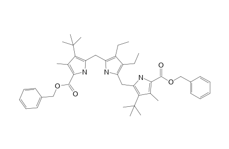 (phenylmethyl) 4-tert-butyl-5-[[5-[(3-tert-butyl-4-methyl-5-phenylmethoxycarbonyl-1H-pyrrol-2-yl)methyl]-3,4-diethyl-1H-pyrrol-2-yl]methyl]-3-methyl-1H-pyrrole-2-carboxylate