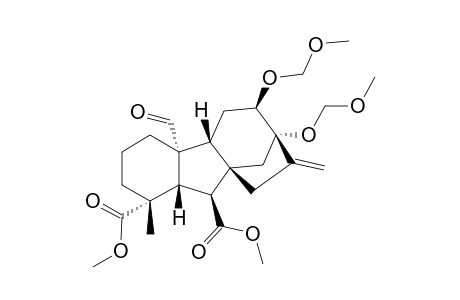 Dimethyl ent-12.beta.,13-di(methoxymethoxy)-20-oxo-gibberella-16-dien-7,19-dioioate