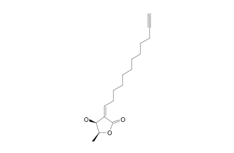 (-)-(2-Z,3-S,4-S)-2-(DODEC-11-YNYLIDENE)-3-HYDROXY-4-METHYLBUTANOLIDE